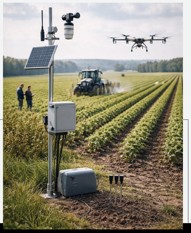 Разработка IoT мониторинга полей в Еманжелинске от 8730 р. | АвикейМнж