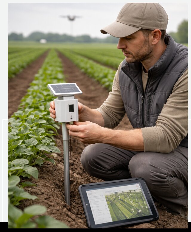 IoT мониторинг сельскохозяйственных полей и контроля в Еманжелинске