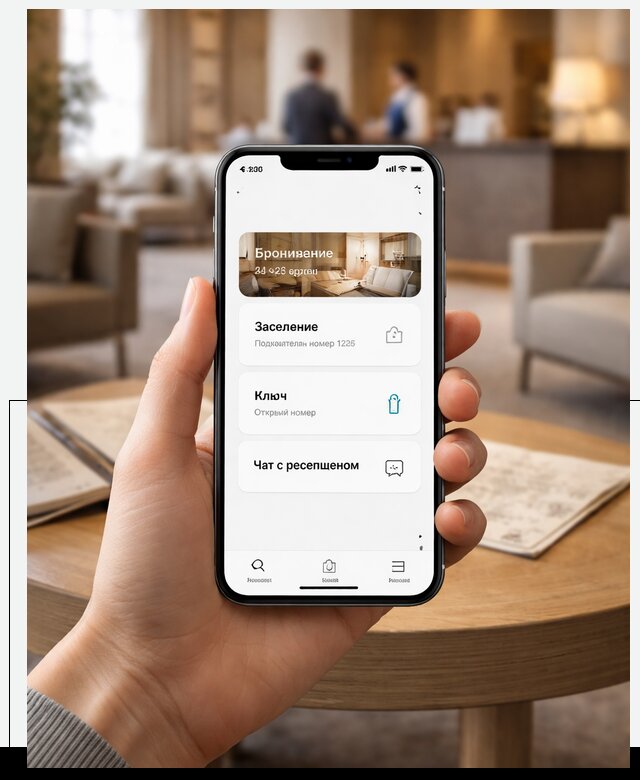 Мобильное приложение для гостей отеля в Еманжелинске, управление сервисом